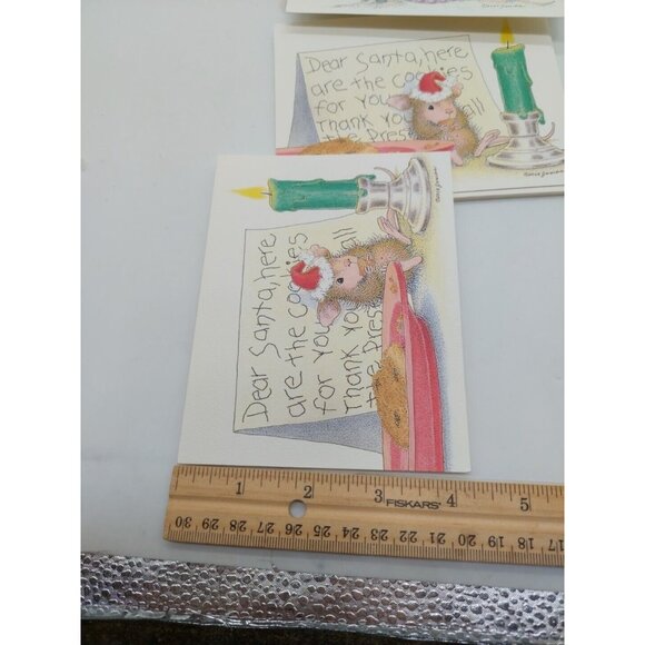 House Mouse Designs Christmas Cards 2 Designs with Envelopes Lot Of 24 - Picture 9 of 9
